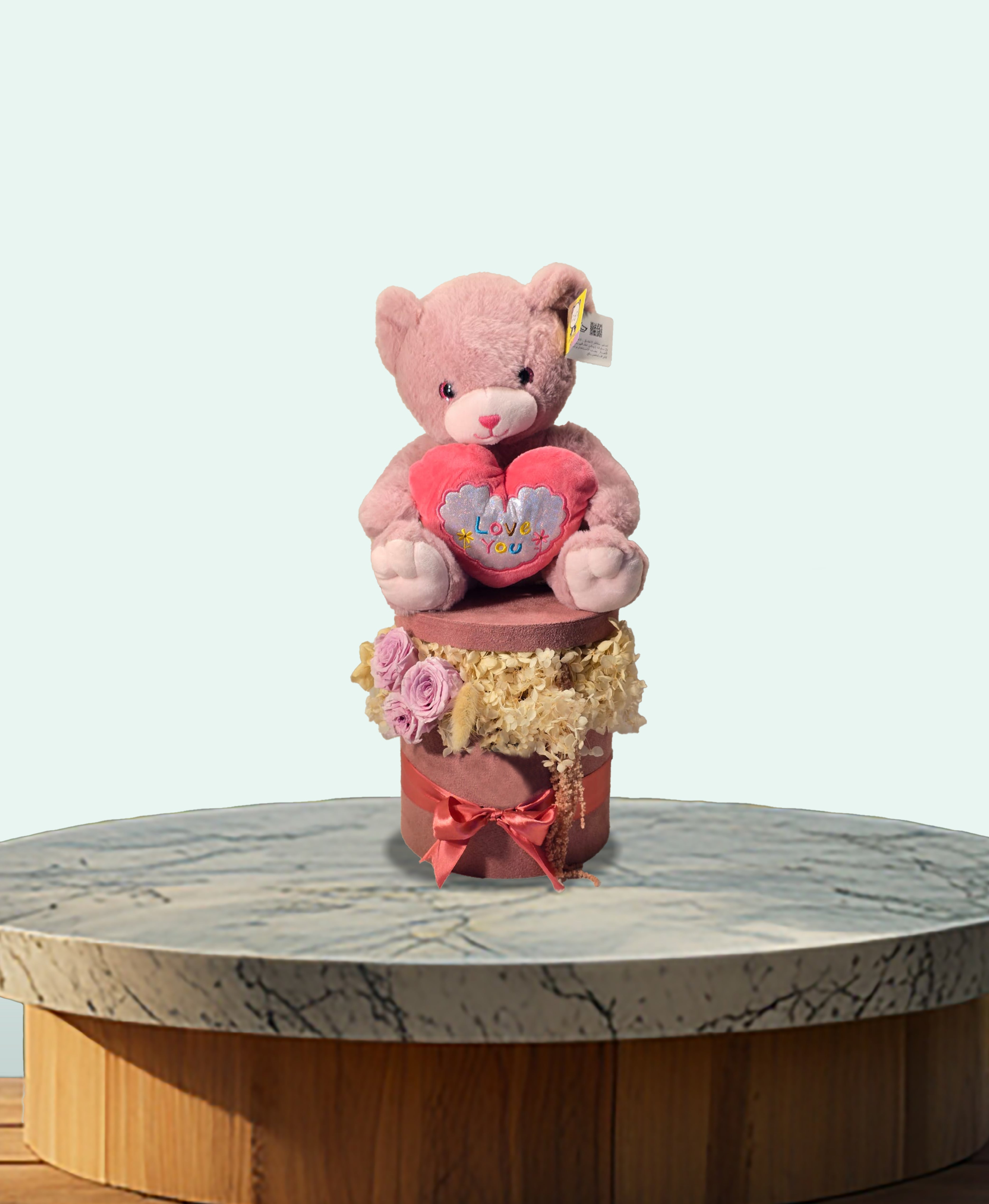 Pink Teddy Love Box